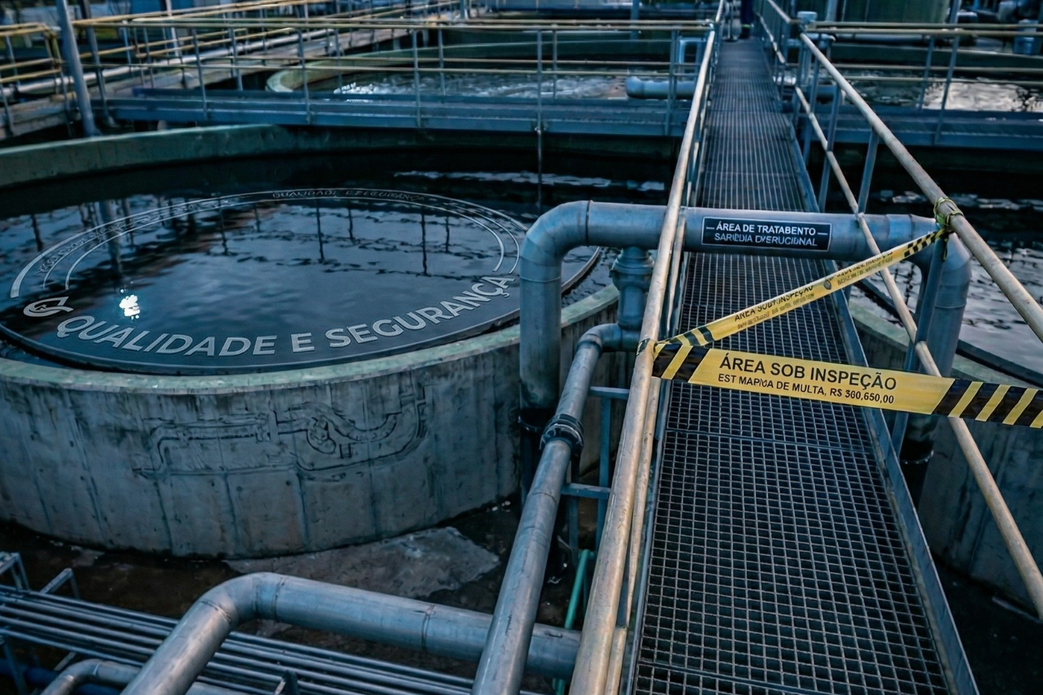 Estação de tratamento de água Ecoflux Engenharia